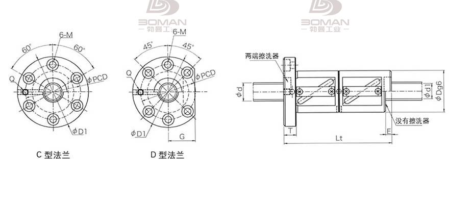 KURODA GR5516DD-CAPR 日本黑田丝杆怎么装珠子