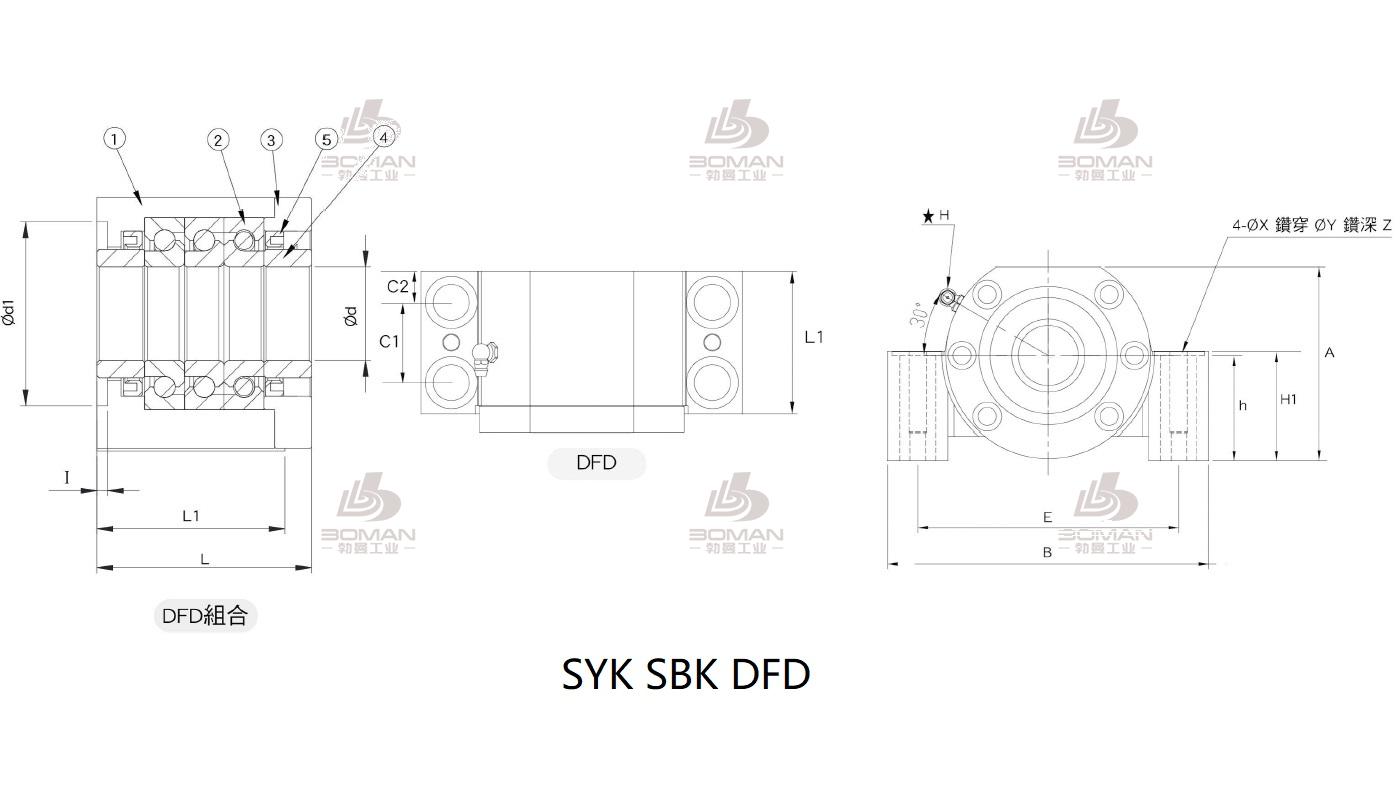 SYK MBCE15-D syk品牌丝杆支撑座