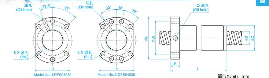 TBI DFS04005-3.8 tbi丝杆规格价格