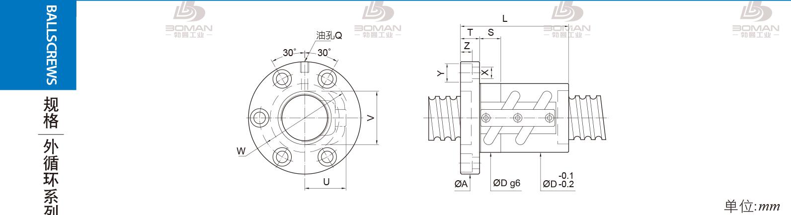 PMI FSVC4005-7.5 PMI TBI研磨级滚珠丝杆